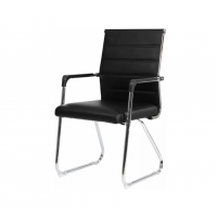 Кресло конференционное GT Racer B-4029B Черный (Черный PU)