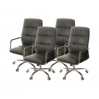 Комплект кресел АКЛАС Натан CH TILT 4 шт Бежевый (PU-бежевый)