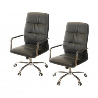 Комплект кресел АКЛАС Натан CH TILT 2 шт Коричневый (PU-коричневый) Комплект кресел АКЛАС Натан CH TILT 2 шт Коричневый (PU-коричневый)