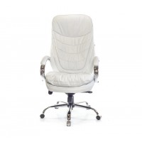 Кресло АКЛАС Валенсия Soft CH MB Зеленый (Кожа Lux LC-green)