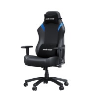 Кресло игровое Anda Seat Luna Size L PVC Black Blue (AD18-44-BS-PV)