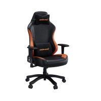 Кресло игровое Anda Seat Luna Size L PVC Orange Black (AD18-48-BO-PV)