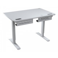 Стол с электрической регулировкой высоты Cougar Royal 120 Pro White