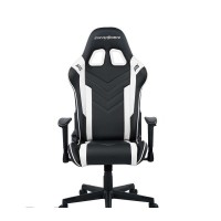 Кресло геймерское Dxracer Prince series GC-P132-NW-F2-NVF черное с белым
