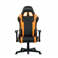 Кресло геймерское Dxracer Prince series GC-P132-NO-F2-NVF черное с оранжевым