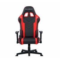 Кресло геймерское Dxracer Prince series GC-P132-NR-F2-NVF черное с красным