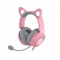Гарнитура RAZER Kraken Kitty Ed V2 Pro, Quartz (RZ04-04510200-R3M1) Гарнитура RAZER Kraken Kitty Ed V2 Pro, Quartz (RZ04-04510200-R3M1)