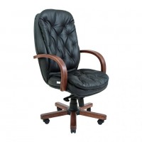 Кресло Richman Венеция Вуд Multiblock Кожа Люкс Черная Кресло Richman Венеция Вуд Multiblock Кожа Люкс Черная