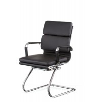 Кресло офисное Solano 3 confеrеncе black Кресло офисное Solano 3 confеrеncе black