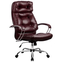 Кресло Metta LK-14 CH бордовый