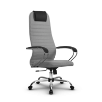 Кресло Мetta SU-BK-10 CH светло-серый / серый