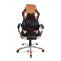 Кресло геймерское АКЛАС Григ PL TILT Оранжевый (Черный/Оранжевый)