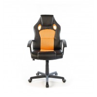Кресло геймерское АКЛАС Анхель NEW PL TILT подростковое Оранжевый (Черный/Оранжевый)