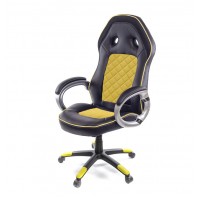 Кресло геймерское АКЛАС Блиц PL TILT Желтый (PU-чёрный/желтый)