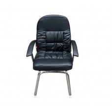 Кресло конференционное АКЛАС Лекко CF Черный (PU-черный)