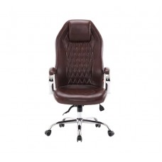 Кресло АКЛАС Альваро ANF Коричневый (PU Dark Brown)