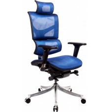 Кресло эргономичное GT RACER X-D18 BLUE