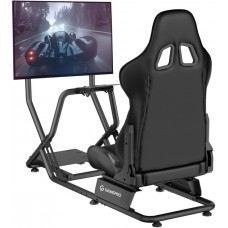 Игровое кресло кокпит Gamepro RS115 с креплением для руля, педалей, коробки передач и монитора Black