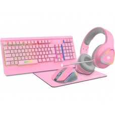 Комплект проводной GamePro Pink 4 в 1 USB (GS1863) Комплект проводной GamePro Pink 4 в 1 USB (GS1863)