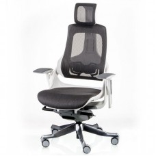 Кресло эргономичное Special4You WAU CHARCOAL NETWORK WHITE E5319