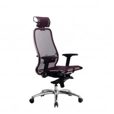 Крісло ергономічне Metta Samurai S-3.04 бордовий