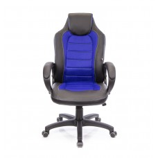 Кресло геймерское АКЛАС Астон PL TILT подростковое Синий (Черный/Синий)
