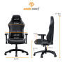 Кресло игровое Anda Seat Luna Size L Black PVC (AD18-44-B-PV/C)