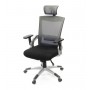 Кресло АКЛАС Прима PL HR ANF Серый (Черный/Серый)