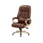 Кресло АКЛАС Монсан ANF Коричневый (PU Dark Brown)