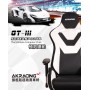 Кресло геймерское Akracing ProX CP-LY White&Black