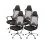 Комплект кресел АКЛАС Дорос CH Tilt 4 шт Серый (Серый/Черный)