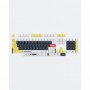 Набор кейкапов DARK PROJECT PBT keycaps, ENG/RU/RU White/Yellow (KS-1036)