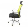 Кресло АКЛАС Крокус CH TILT Черный (Черный Салатовый) Кресло АКЛАС Крокус CH TILT Черный (Черный Салатовый)
