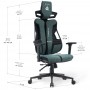 Кресло игровое ортопедическое Cyberlux V8 Fabric Green GM-V8 FZ