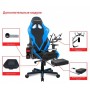 Кресло игровое Dxracer Gladiator Series D8200 GC-G001-NB-B2-NVF черное с синим