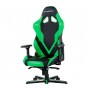 Кресло игровое Dxracer Gladiator Series D8200 GC-G001-NE-B2-NVF черное с зеленым