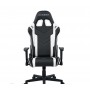 Кресло геймерское Dxracer Prince series GC-P132-NW-F2-NVF черное с белым