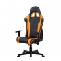 Кресло геймерское Dxracer Prince series GC-P132-NO-F2-NVF черное с оранжевым