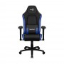 Кресло геймерское Aerocool Crown Leatherette Black Blue
