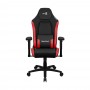Кресло геймерское Aerocool Crown Leatherette Black Red