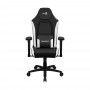 Кресло геймерское Aerocool Crown Leatherette Black White