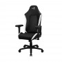 Кресло геймерское Aerocool Crown Leatherette Black White