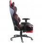 Кресло геймерское Special4You ExtremeRace black/red/white with footrest