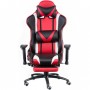 Кресло геймерское Special4You ExtremeRace black/red/white with footrest