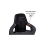 Кресло игровое GT RACER X-8005 Dark Grey/Black Suede