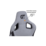 Кресло игровое GT RACER X-8005 Light Grey/Black Suede
