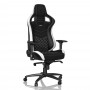 Кресло Noblechairs EPIC Real Leather Black/White/Red