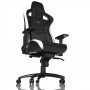 Кресло Noblechairs EPIC Real Leather Black/White/Red