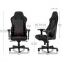 Кресло геймерское Noblechairs HERO Real Leather Black/Red