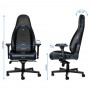 Кресло геймерское Noblechairs ICON Black/Platinum White